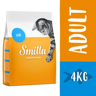Smilla Dry Cat Food Economy Packs 2 x 4kg Adult Fish