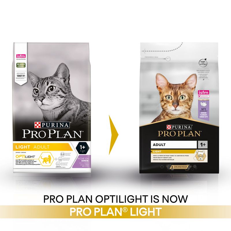 PURINA PRO PLAN Light Adult - Rich in Turkey 3kg
