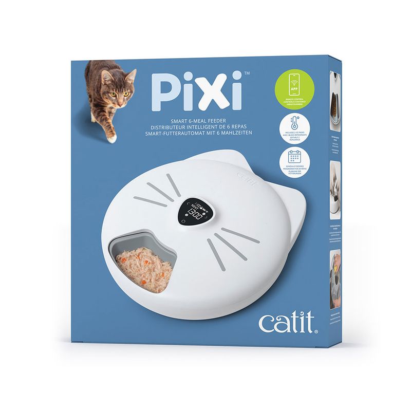 Catit Pixi Smart 6-Meal Automatic Feeder 6 x 170 ml