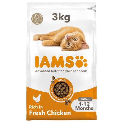 IAMS Advanced Nutrition Kitten with Fresh Chicken 3kg