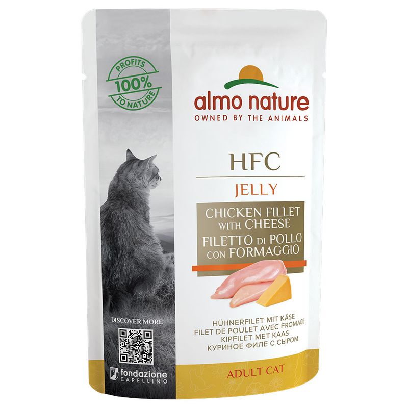 Almo Nature HFC Jelly Pouches 6 x 55g Chicken