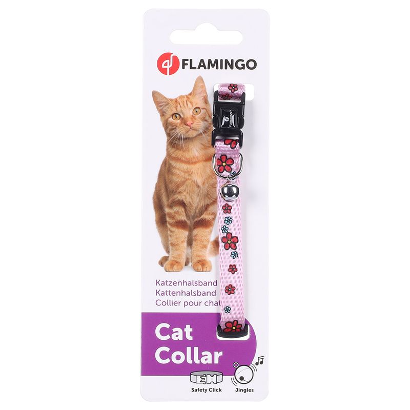 Flamingo Cat Collar Ziggi Flower pink