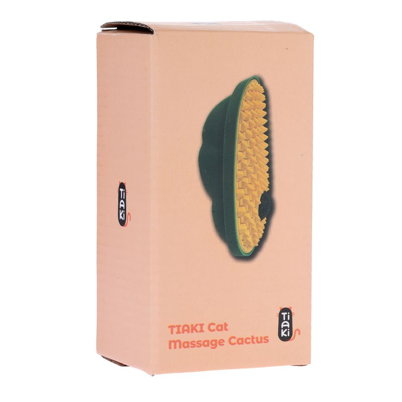 TIAKI Cat Massage Cactus 13.5 x 6.5 x 5.6cm (L x W x H)