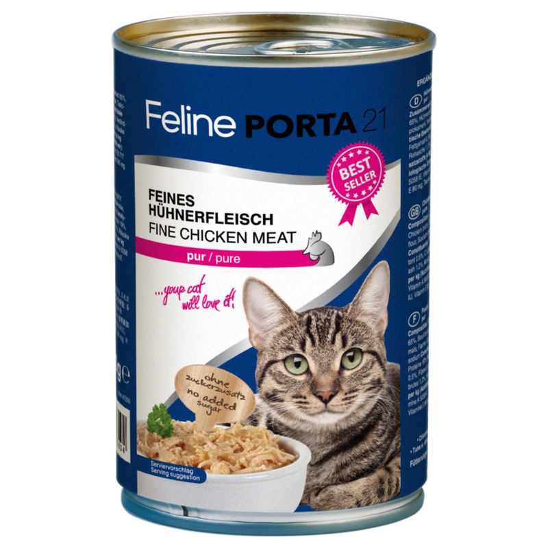 Feline Porta 21 Saver Pack 12 x 400g Whole Tuna with Surimi