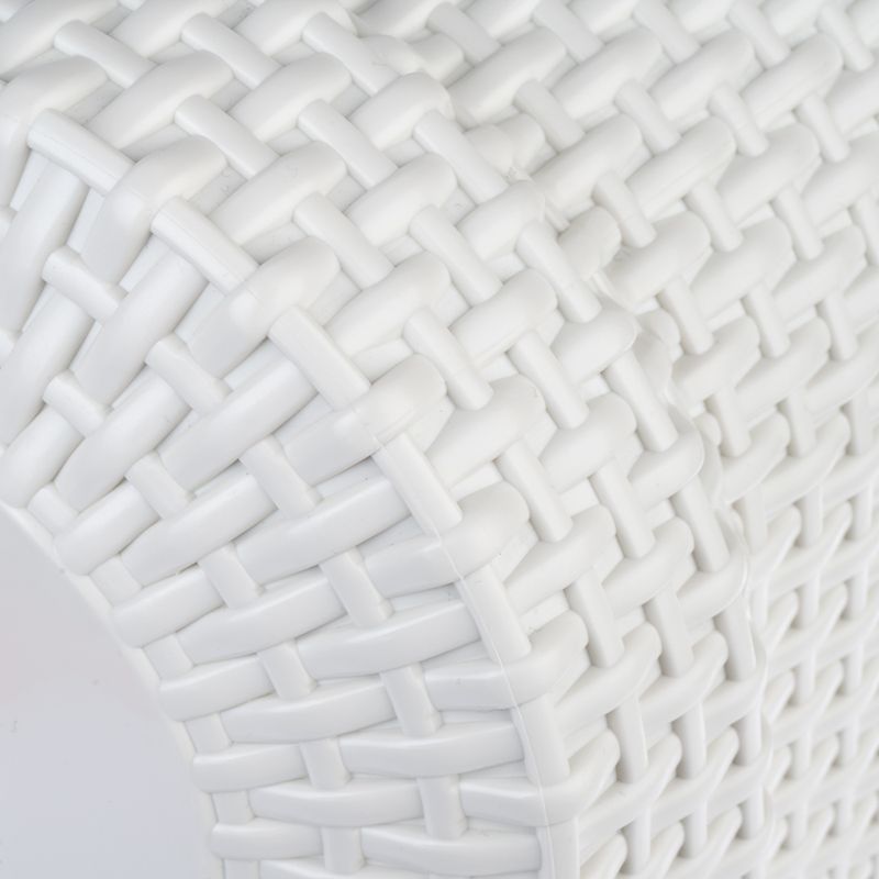 kooa Hooded Litter Draw with Litter Drawer White / Mint