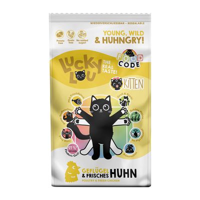 Lucky Lou Kitten Poultry & Chicken 340g