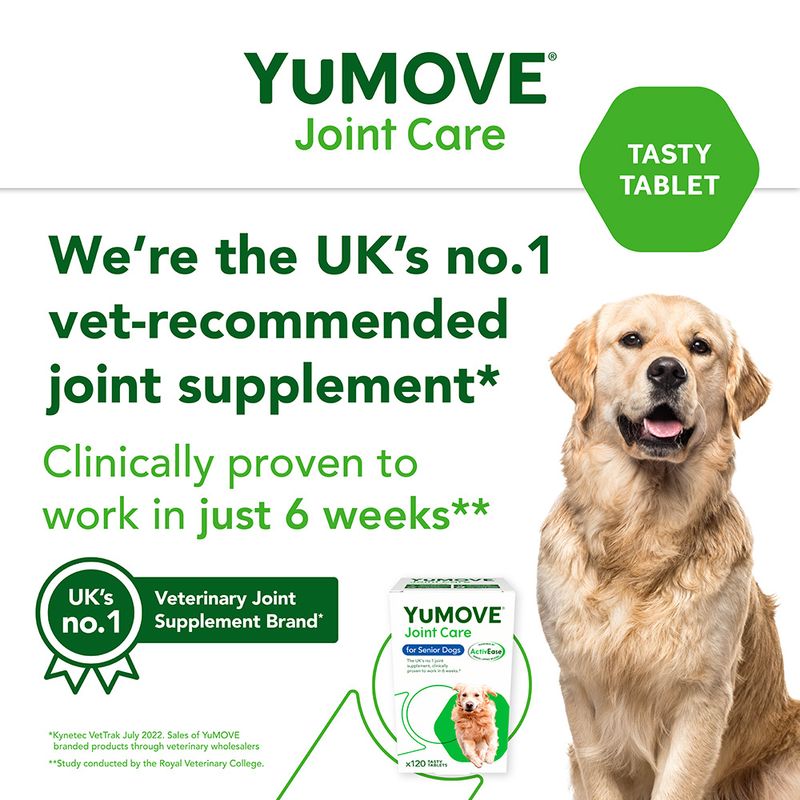 YuMOVE Joint Care for Senior Dogs 120 Tablets