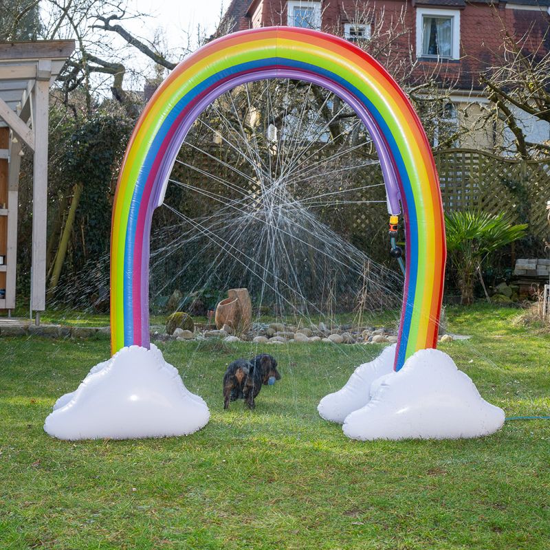 TIAKI Rainbow Pet Sprinkler approx. 200 x 65 x 165 cm (L x W x H)