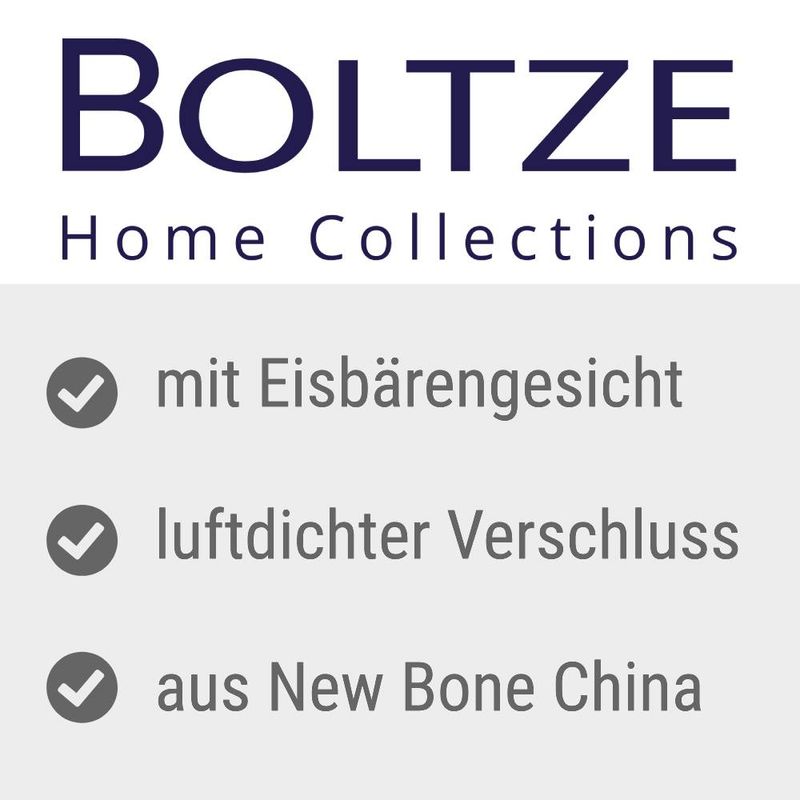 Boltze Balou Storage Tin White