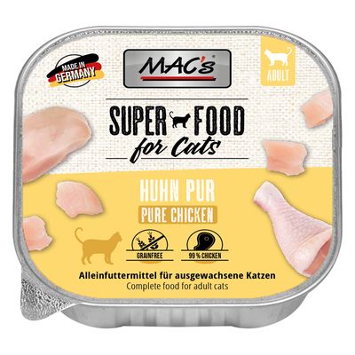 MAC’s Cat Trays 16 x 100g Pure Chicken