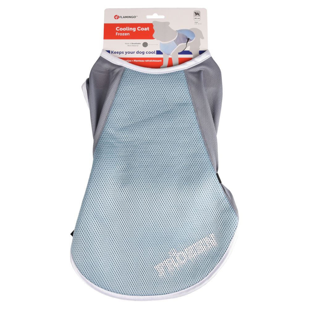 Flamingo Frozen Dog Coat Size S: approx. 30cm (Back Length)