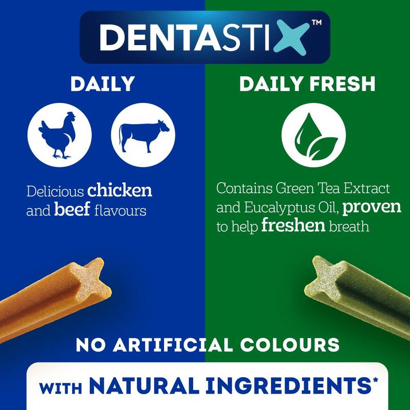 Pedigree Dentastix Fresh - Daily Freshness for Small Dogs (5-10kg) 28 Sticks
