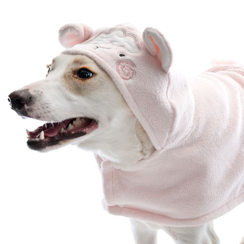 TIAKI Dog Bathrobe - Sheep approx. 40cm Back Length