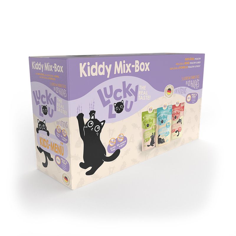 Lucky Lou Kitten 48 x 125 g Poultry