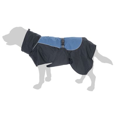 TIAKI Softshell Dog Coat - Steel approx. 30cm (Back Length)