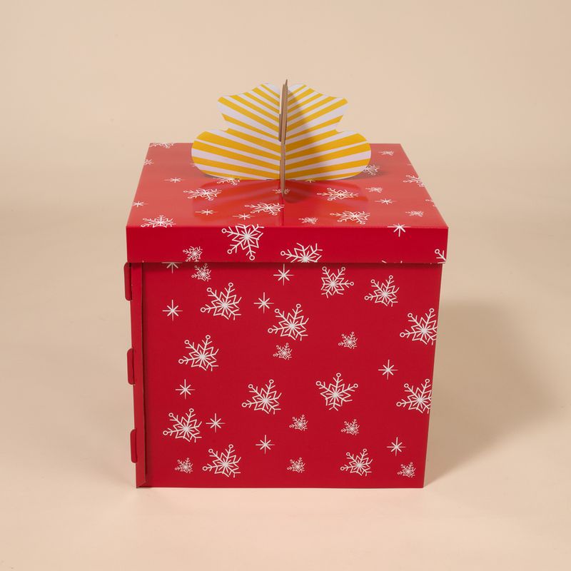 TIAKI Red Gift Box Scratching Furniture 37.5 x 37.5 x 50 cm (L x W x H)