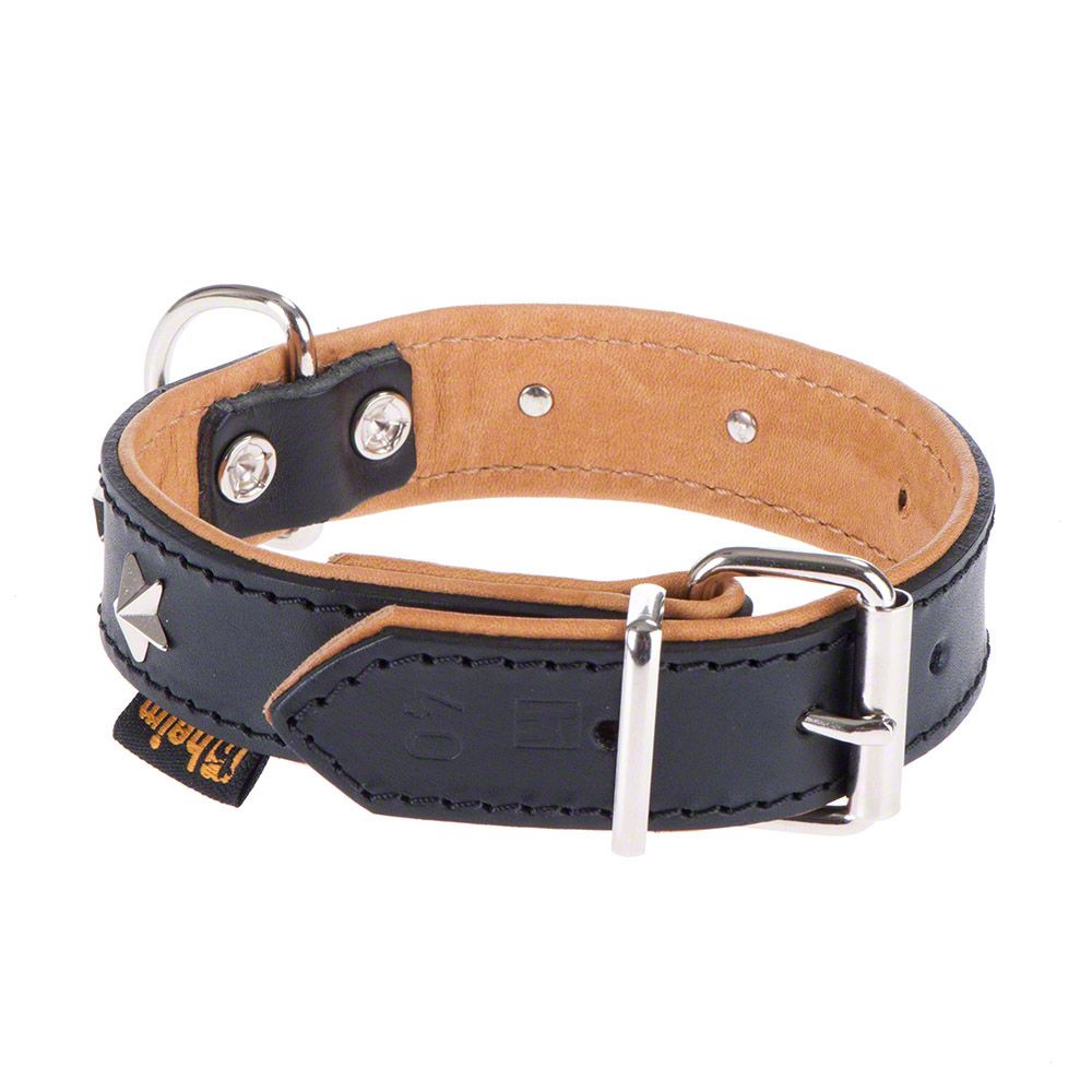 Heim Leather Dog Collar - Stars Size 40