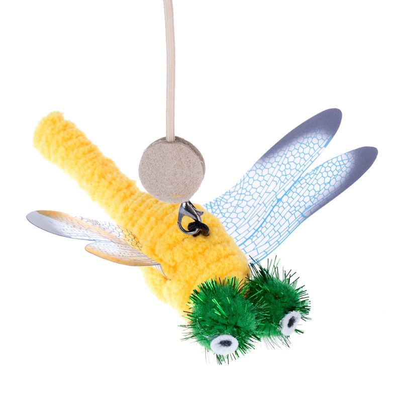 TIAKI Dragonfly Cat Dangler Toy with LED Pointer 1 Dangler Toy