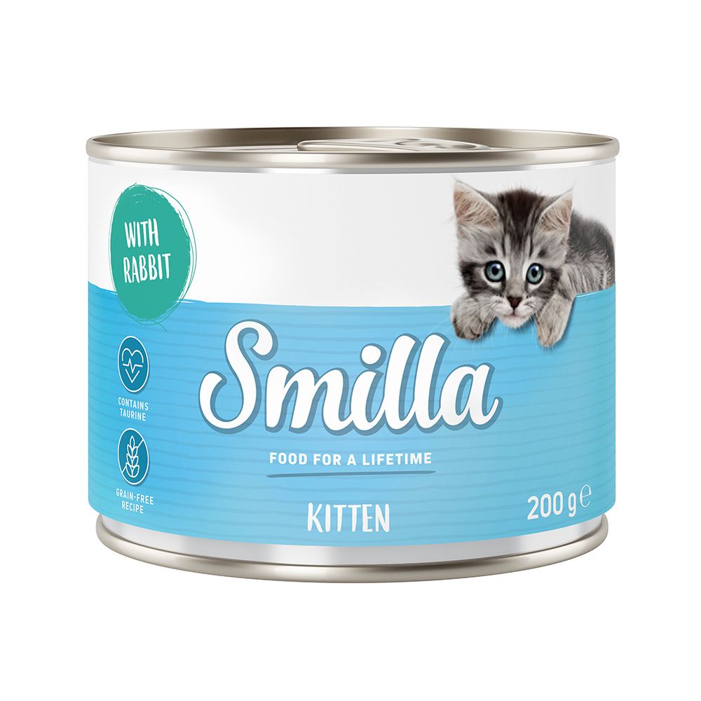 Smilla Kitten 6 x 200g Mixed Pack (Chicken, Veal & Poultry Hearts)
