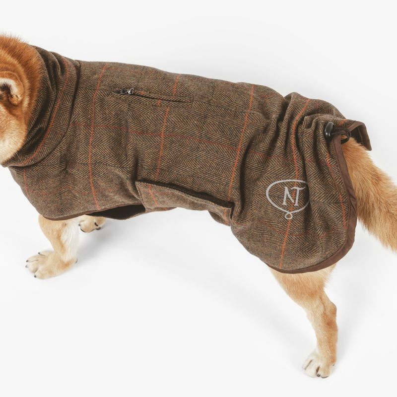 Nomad Tales Bloom Tartan Dog Coat Back length: approx. 35cm