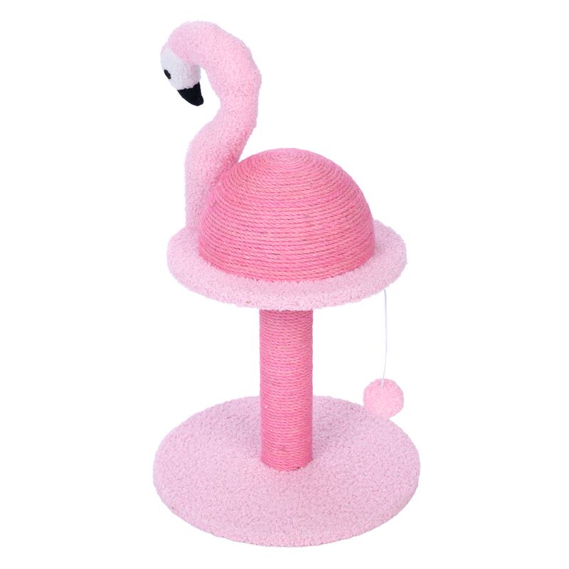 TIAKI Flamingo Scratching Tree Pink