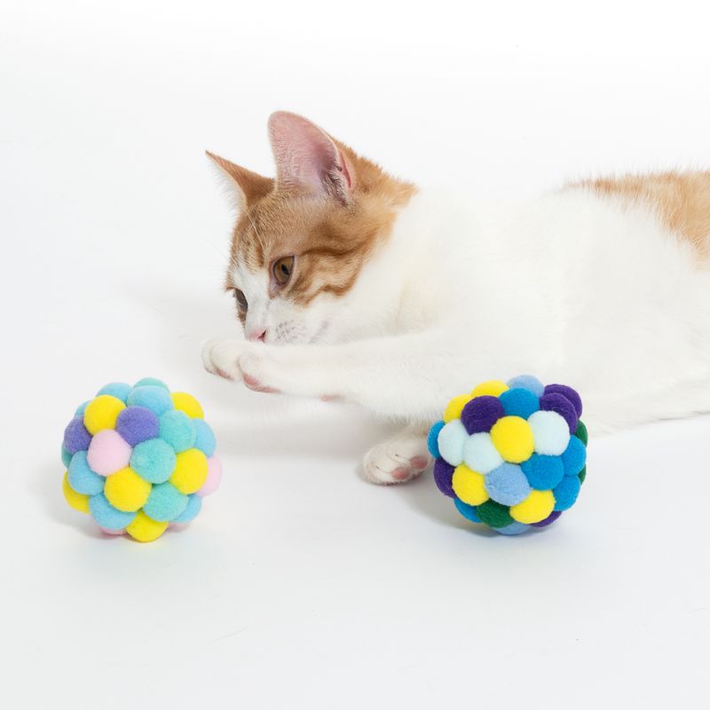 TIAKI Pompom Balls for Cats Set of 3