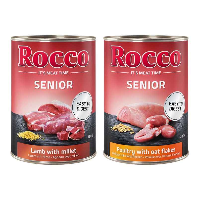 Rocco Senior Saver Pack 24 x 400g Mixed Pack (2 Varieties)
