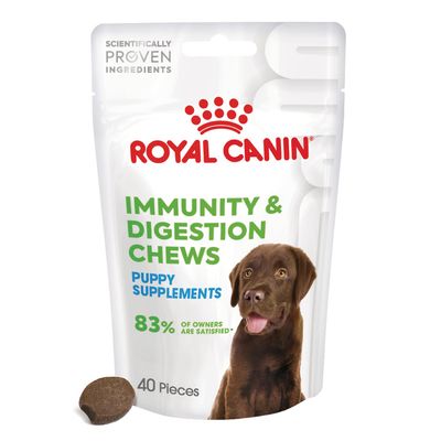 Royal Canin Puppy Immunity & Digestion Supplement Chews 100g (40 pieces)