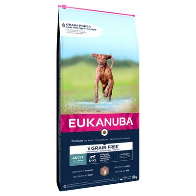 Eukanuba Grain Free Adult Wild 12kg