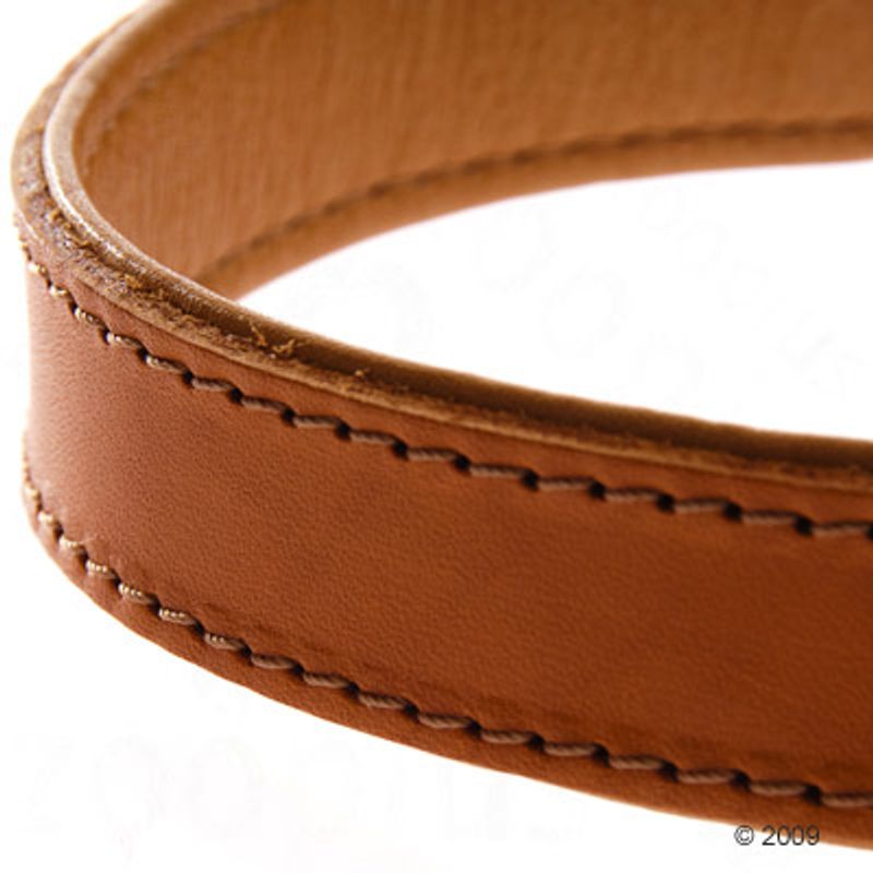 Heim Buffalo Dog Collar - Cognac Size 55