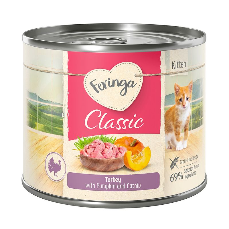 Feringa Classic Menu Kitten Saver Pack 24 x 200g Mixed Pack: 4 Varieties