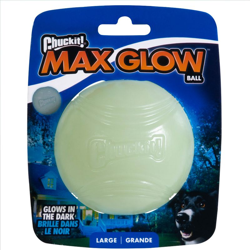 Chuckit! Max Glow Ball Size M: diameter 6.5cm