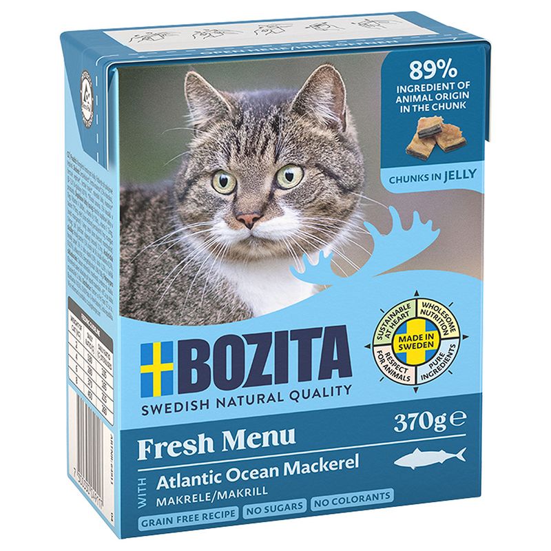Bozita Tetra Chunks in Jelly 6 x 370g Minced Beef