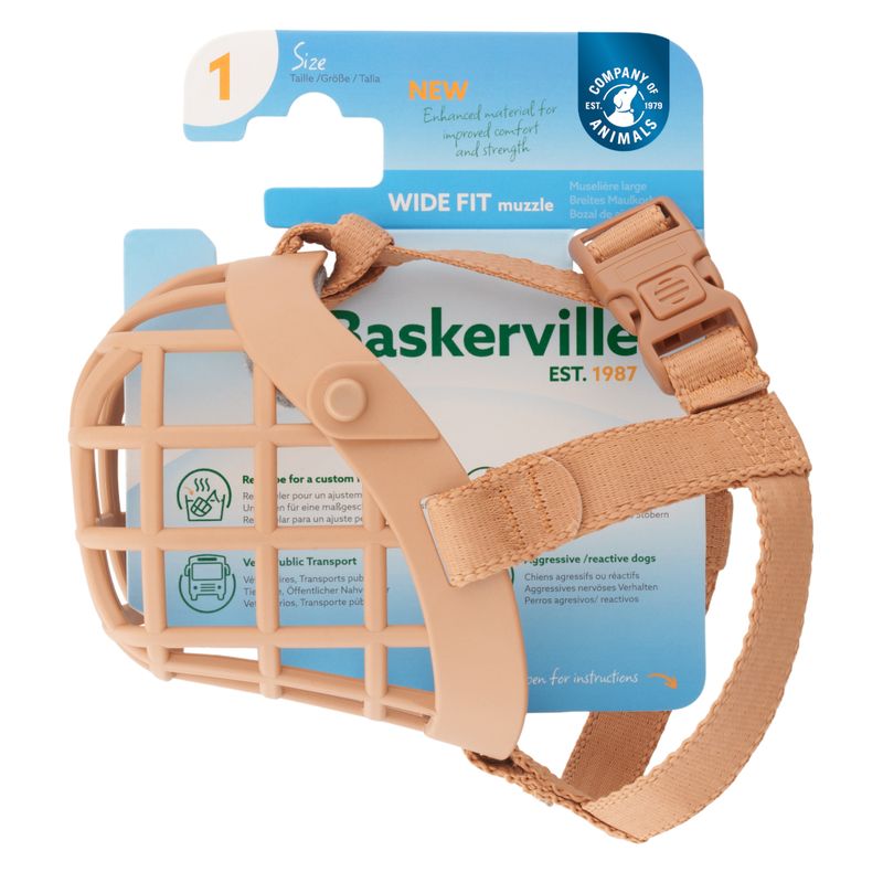 Baskerville Wide Fit Muzzle Size 1