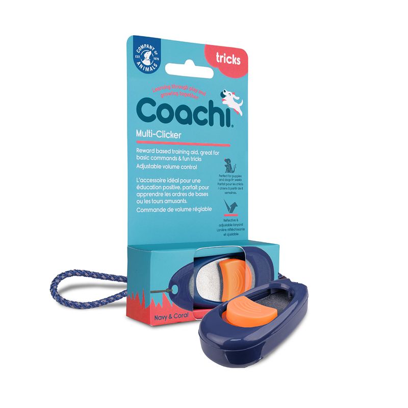 Coachi Multi-Clicker for Dogs Navy