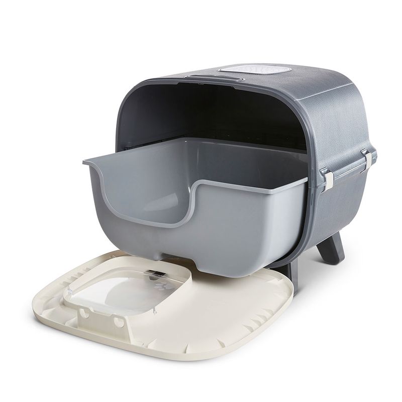 Savic Cat Litter Tray Mira anthracite / white