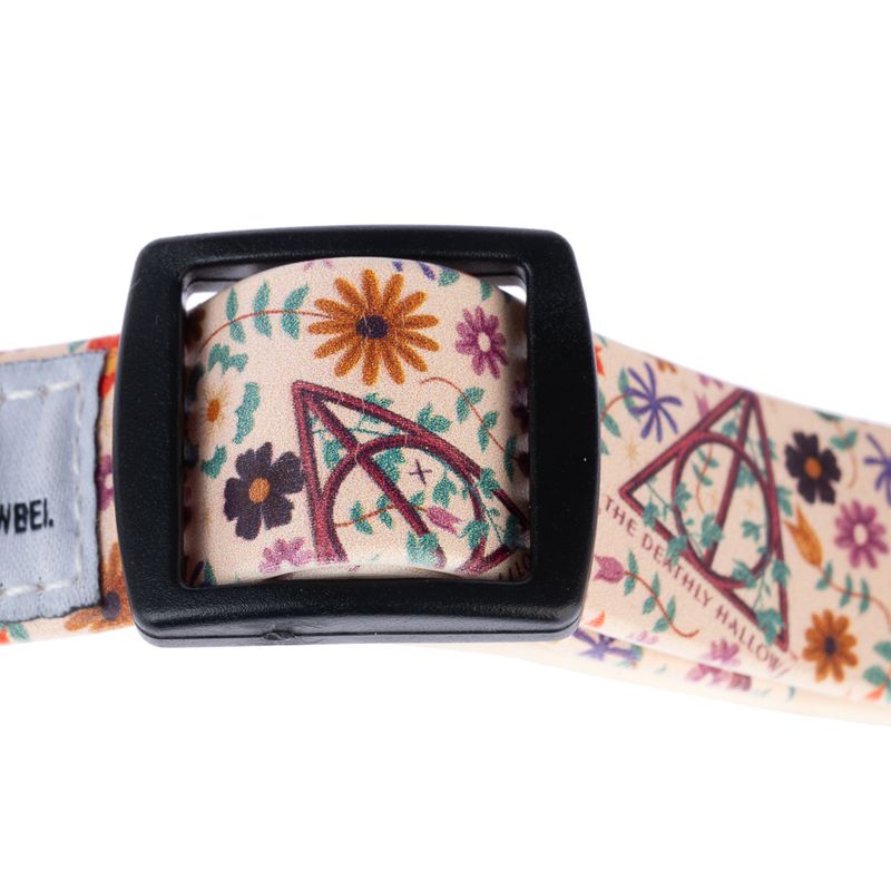 Harry Potter Deathly Hallows Collar - Beige Size S: Neck Circumference 25 - 36 cm, Width 20mm