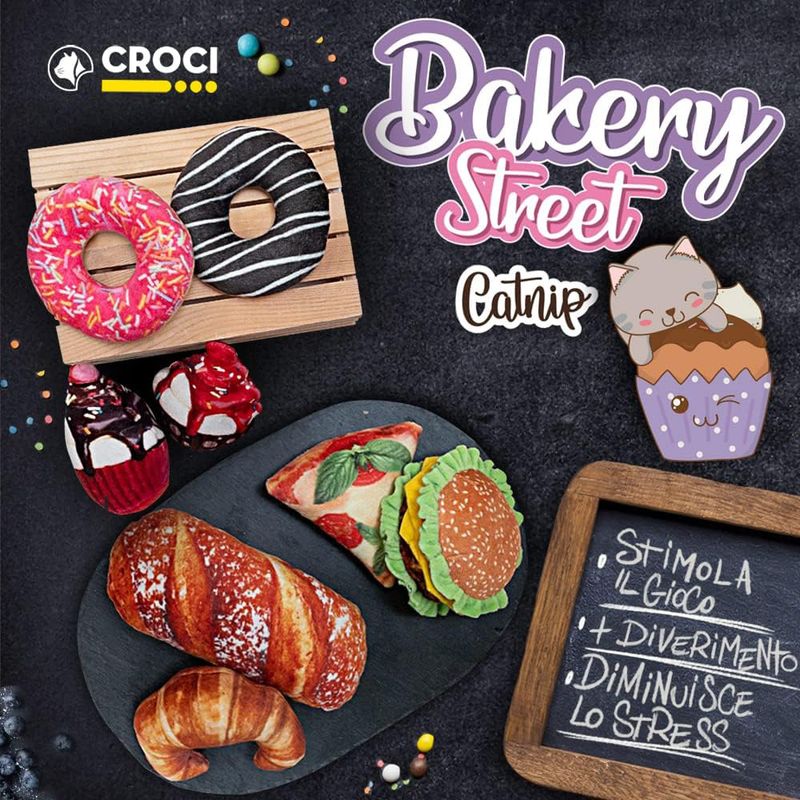 Croci Bakery Street Donut with Catnip 1 toy