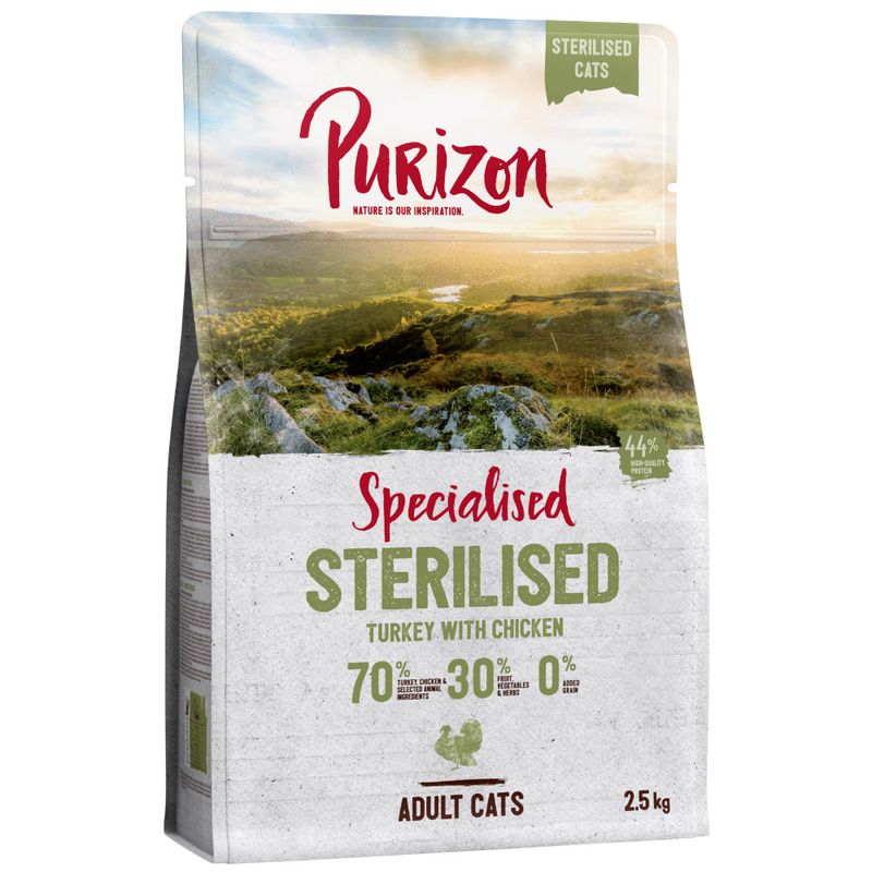 Purizon Adult Sterilised Grain-Free Turkey & Chicken 400g