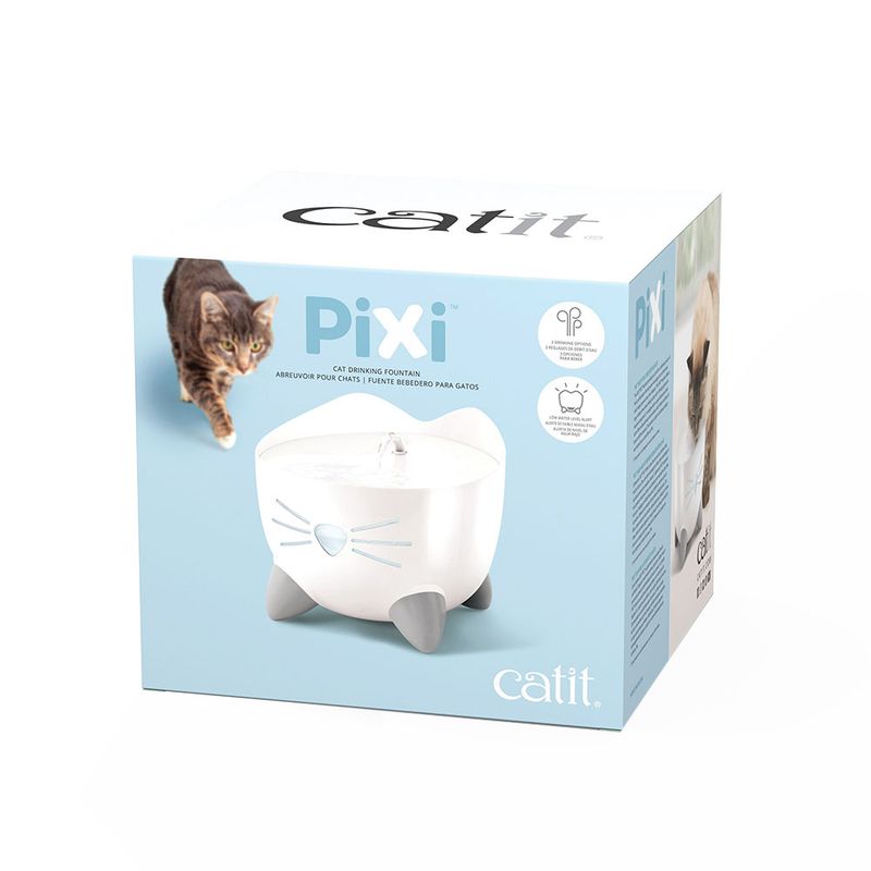 Catit PIXI White Drinking Fountain 2.5 Litres