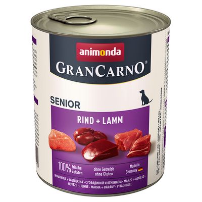 animonda GranCarno Original Senior 6 x 800g Beef & Lamb