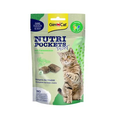 GimCat Nutri Pockets Insect & Catnip 60g