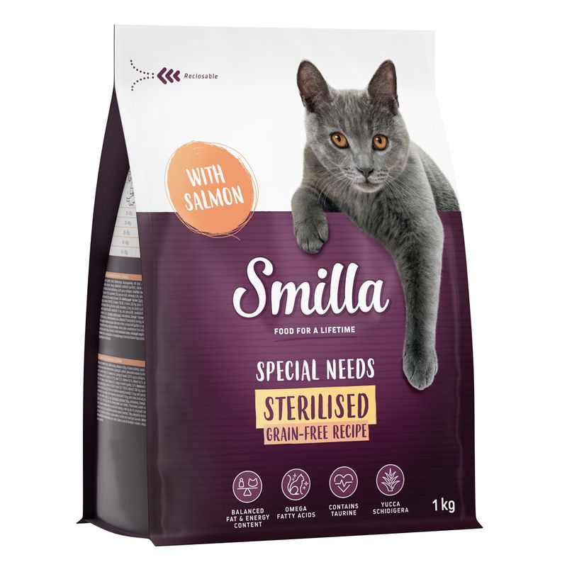 Smilla Sterilised Grain-Free Recipe with Salmon 1kg
