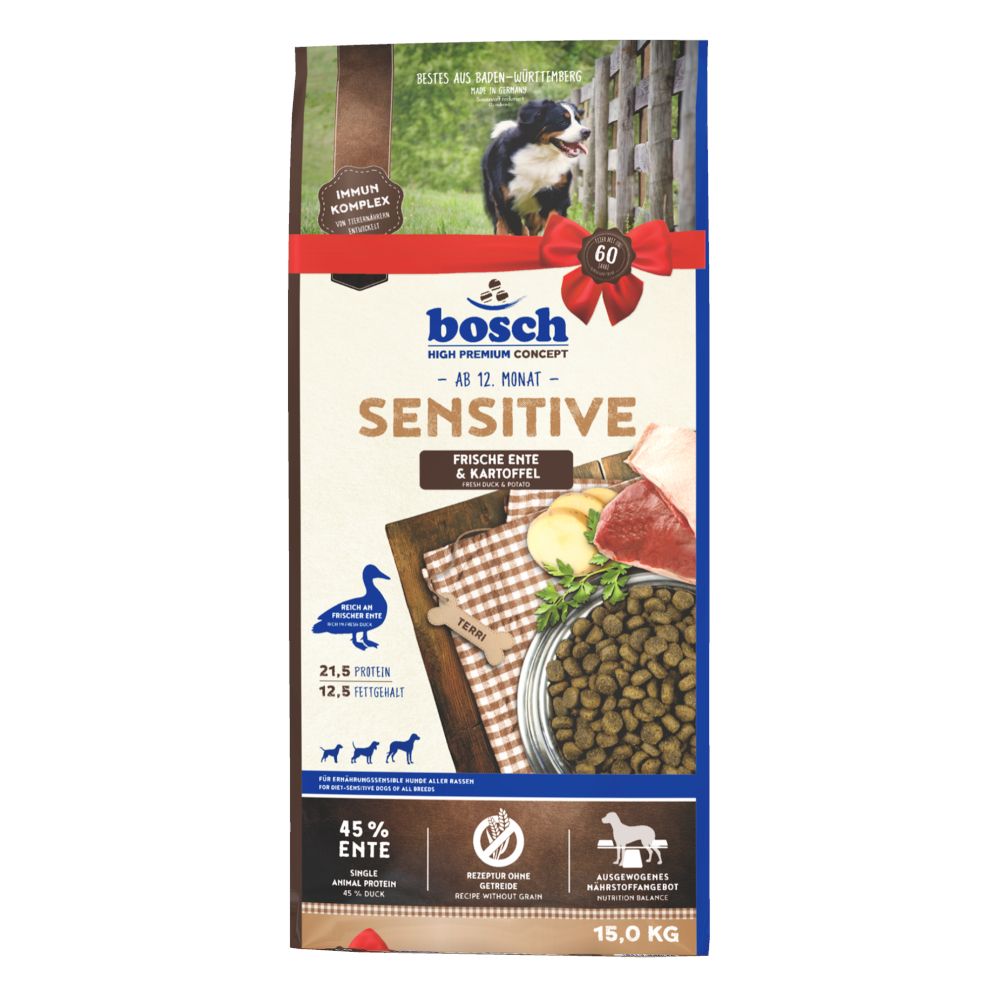bosch Sensitive Duck & Potato Dry Dog Food 15kg