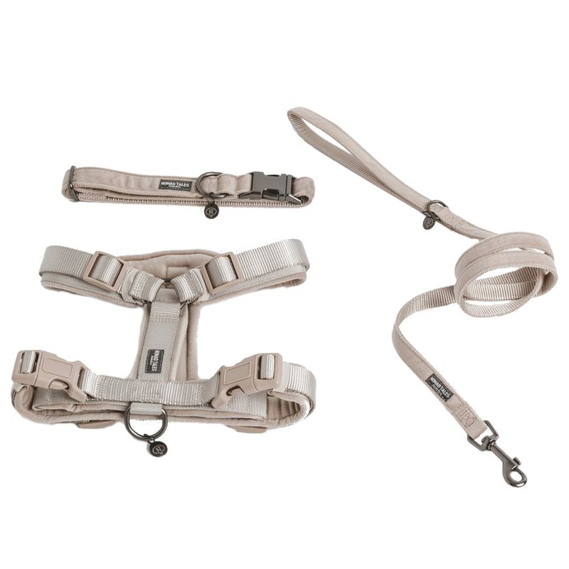 Nomad Tales Blush Harness - Taupe Size XS: 34-49cm Chest Measurement