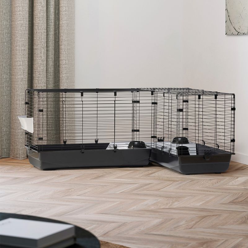 Savic Cubix Corner Small Animal Cage 148/100 x 50 x 63.5cm (L x W x H)