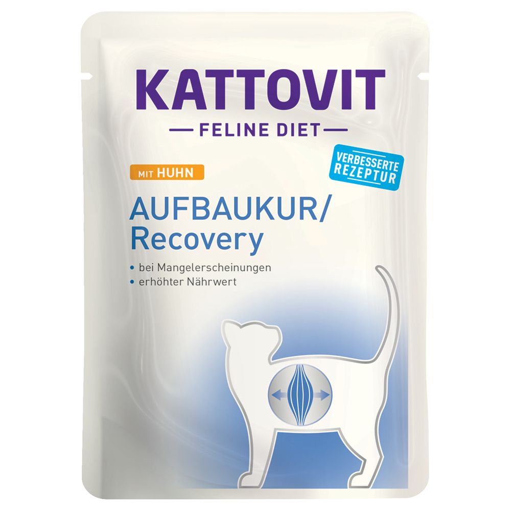 Kattovit Recovery Pouches 24 x 85g Chicken