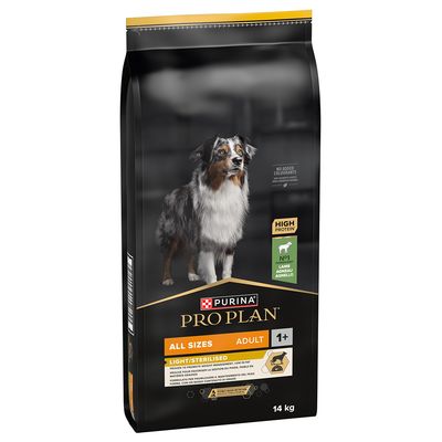 PURINA PRO PLAN All Sizes Adult Light/Sterilised with Lamb 14kg
