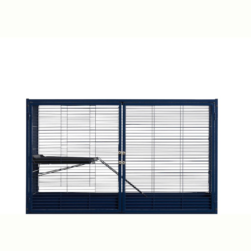 Savic Royal Suite 100 - Navy Blue Main Cage: 99.8 x 63.2 x 99cm (L x W x H)