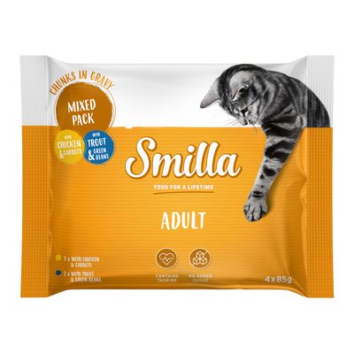 Smilla Adult Pouches Chunks with Vegetables Trial Pack (4 x 85g)